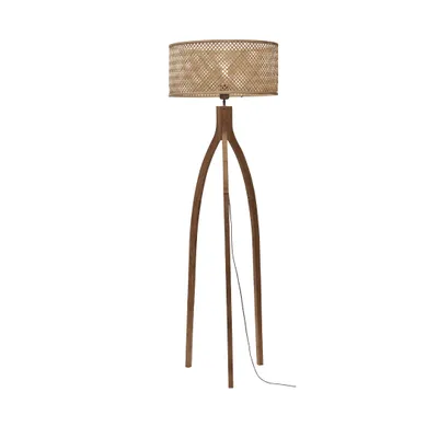 Produktbild von GOOD&MOJO - Stehleuchte Java - Bambus - 50x50x145cm für Wohnzimmer, Schlafzimmer