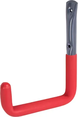 Obrázek produktu pro Alberts 869823 Wandhaken, grau, mit roter Gummierung, Durchmesser Ø18 mm, 215 x 153 mm, 5er Set