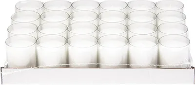 Produktbild von 4x Sovie® Refill Kerzen in Transparent 24 Stück im Tray - Brenndauer ca. 24 Stunden