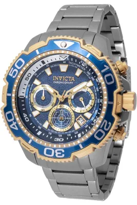 Immagine prodotto di Invicta TI-22 49496 Orologio da Uomo - Movimento al Quarzo - Titanio con Quadrante Blu - 48 mm