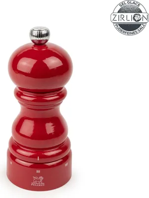 Produktbild von PEUGEOT Salzmühle PARIS 12cm Passionsrot Buchenholz Lackiert Zirkonia-Mahlwerk