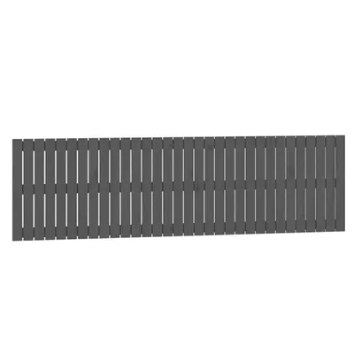 Produktbild von Wand-Kopfteil Grau 204x3x60 cm Massivholz Kiefer