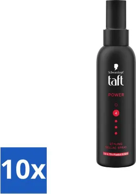 Image de Taffeta - Power 4 - Gel coiffant en spray - 150 ml - Paquet de valeur - 10 pièces