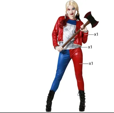 Produktbild von Verkleidung Blutiger Harlekin Damen - XS/S