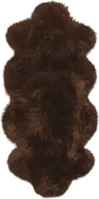 Produktbild von Heitmann Felle Australisches Premium 1 1/2-fach Lammfell Farbe Braun, Größe ca. 140 x 68 cm 159