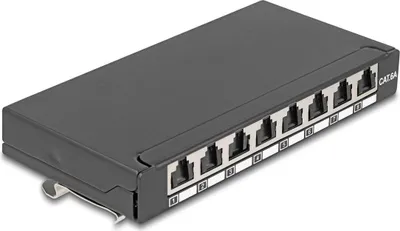 Zdjęcie produktu dla DeLOCK 90573, RJ-45, Cat6a, 22/26, Czarny, Metal, 80 mm
