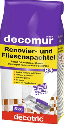 Produktbild von Decotric Decomur Renovier- und Fliesenspachtel R4 5 kg