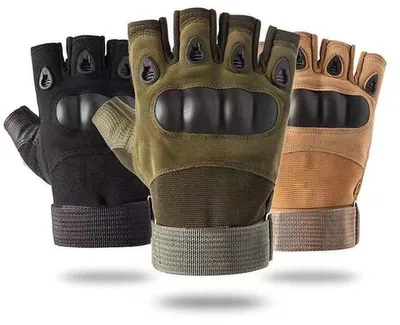 Handschuhe für Männer und Frauen, halbfinger Schutz für draußen, Fahrradhandschuhe für Männer