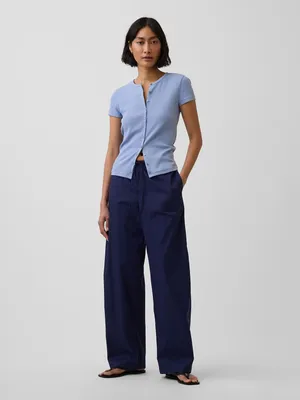 Produktbild von GAP Twill Easy Barrel Pants XS