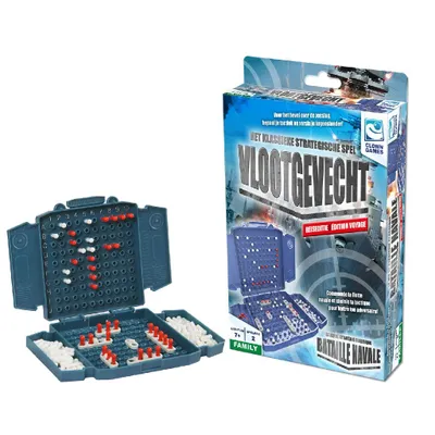 Produktbild von Clown Games Vlootgevecht Reiseditie, Brettspiel, Strategie, 7 Jahr(e)