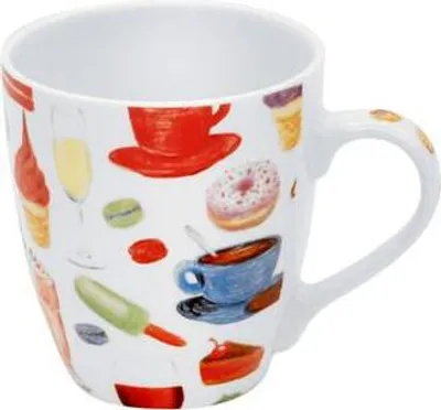 Zdjęcie produktu dla Kubek 230Ml Słodycze Ceramiczny 7,5X5X8,6Cm