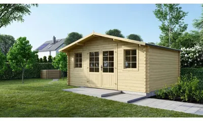 Produktbild von Gartenhaus, Gerätehaus 19.2m2 - 4.8x4m - 40mm