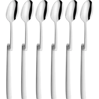 Produktbild von Unyqoos® Zwilling 6er-Set Latte-Macchiato-Löffel – Edelstahl 18/10, poliert, spülmaschinengeeignet, zeitloses Design