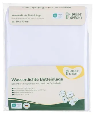 Produktbild von Grünspecht Betteinlage wasserdicht 50 x 70 cm