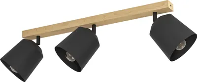 Produktbild von COTORRO Spot - L84 x B14,5 x H23 cm - braun, schwarz - 3X25W exkl. - IP20