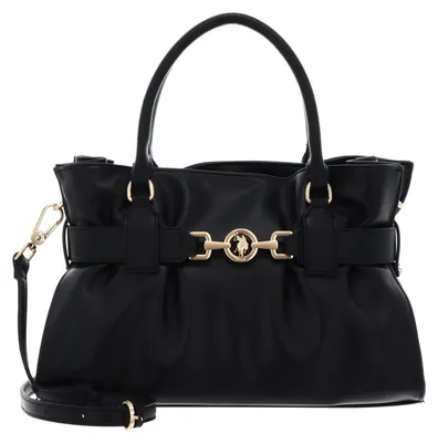 Image de U.S. POLO ASSN. sac à main sac à épaule bandoulière Jane Double Handle Bag Black noir
