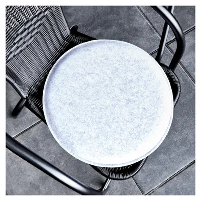 Produktbild von 4X Gepolstertes Sitzkissen Ø 35 cm - Stuhlkissen für Stühle und Bänke - Sitzkissen-Set aus Filz - Runde Sitzpolsterauflage für Esszimmer, Garten, Terrasse, Balkon