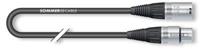 Produktbild von Lautsprecherkabel Meridian, 2 x 2.50 mm² | XLR / XLR, NEUTRIK® | 1,00m | schwarz