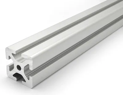 Produktbild von Länge 80mm - Aluminiumprofil 40x40S I-Typ Nut 8 (schwer), silber eloxier. Aluminium Profil 40x40 Alu Profile 40 x 40 Montage- Systemprofil