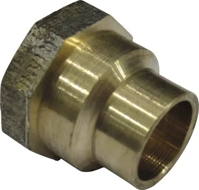 Produktbild von Übergangsmuffe 12x1/2" 10 Stück Rotguss