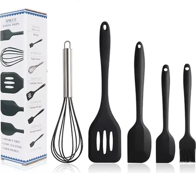 Immagine prodotto di Set da cucina 5 pezzi, colore:nero