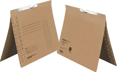 Produktbild von Falken 50x Pendelhefter, A4, Behörde, Schlitzstanzung, Braun, 15033602F