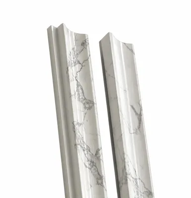 Zdjęcie produktu dla Panel ścienny dekoracyjny Lineo White Marble Zestaw 2 Sztuk Paneli 265x7cm