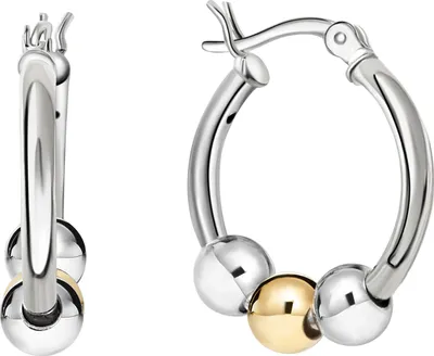 Produktbild von Zeeme Silber Creolen 925/- Sterling Silber rhodiniert/rosé