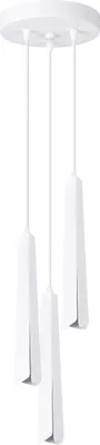 Produktbild von Hängeleuchte PRYSM 3P weiß 3xG9 8W Stahl 120x19.5x19.5cm Sollux Lighting