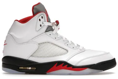Produktbild von Jordan 5 Retro Fire Red Silver Tongue (2020) - EU 45