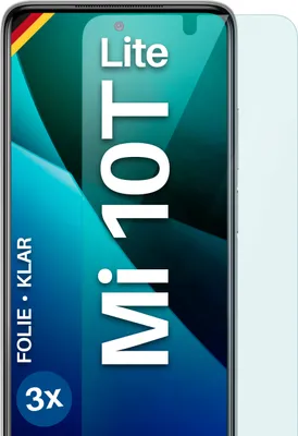 Produktbild von moex® 3x Schutzfolie kompatibel mit Xiaomi Mi 10T Lite - Displayschutzfolie dünn Folie, Klar
