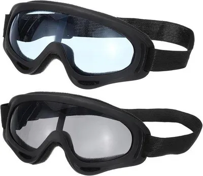 Produktbild von Motorradbrille UV-Schutz und winddicht - Schwarz