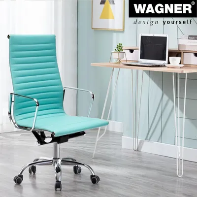 Produktbild von Bürostuhlrollen Set von 5 - Weicher Laufbelag - Ø 50 mm - Intervallbremse - Tragfähigkeit 50 kg