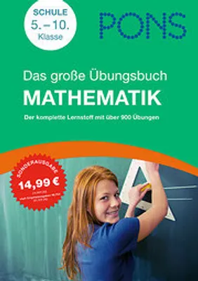 Immagine prodotto di PONS/Große Übungsbuch Mathematik, 5. - 10. Kl.