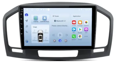Zdjęcie produktu dla Radio samochodowe Android do Buick Regal 2009-2013 Wireless CarPlay Android Auto GPS Navi 64GB 9 cali BT SWC RDS DAB+
