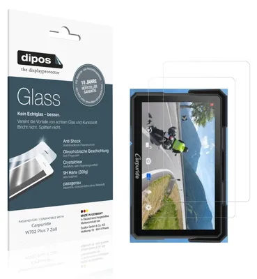 Obrázok produktu pre 2x dipos GlassCC Carpuride W702 Plus 7 Zoll