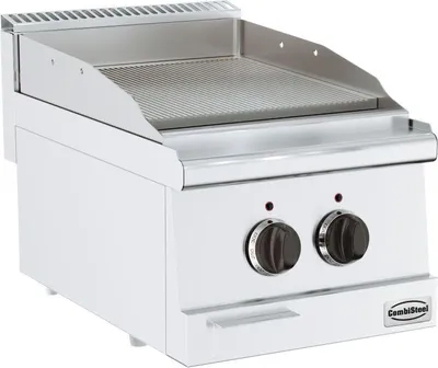 Produktbild von Base 600 El. Grillplatte, Gerillt