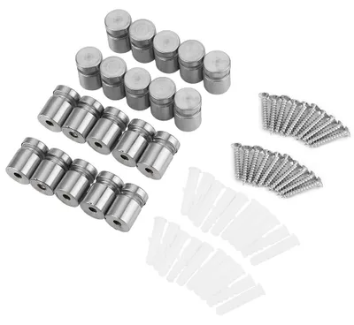 Immagine prodotto di 20 distanziatori in acciaio inossidabile M12 x 20 mm per vetro