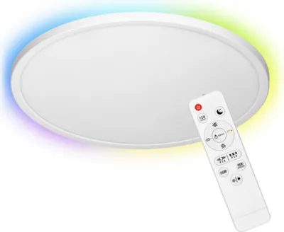 Image de Plafonnier Lampe de plafond LED 36W Salon, chambre à coucher RGB rond moderne