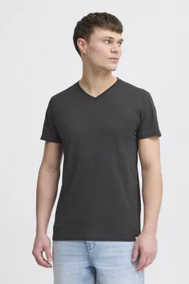 Produktbild von SOLID SDBedo Herren T-Shirt Kurzarm Shirt mit V-Ausschnitt Baumwollmischung Regular fit