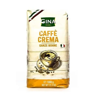 Produktbild von Gina Caffe Crema Kaffeebohnen 1 kg