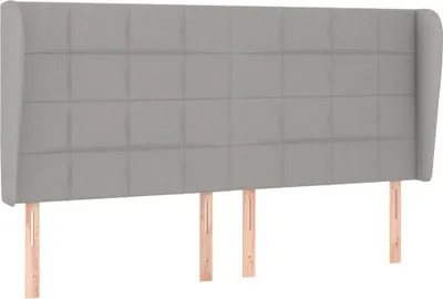 Zdjęcie produktu dla VidaXL 3117962, Jasny Szary, Poliester, Drewno, 1630 mm, 118 cm, 128 cm, 230 mm