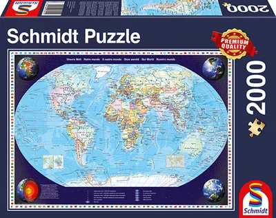 Zdjęcie produktu dla Układanka Schmidt Spiele 2000 elementów Nasz świat