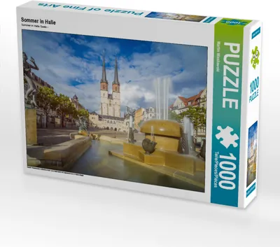 Produktbild von CALVENDO Puzzle Sommer in Halle | 1000 Teile Lege-Größe 64x48cm Foto-Puzzle für glückliche Stunden
