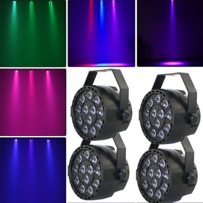 4x LED jevištní světlo RGBW Par Light DMX světelné efekty Disco Stage Lamp Stage Light DJ Disco Light