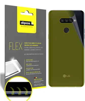 Zdjęcie produktu dla 2x folia ochronna na tylną obudowę LG K50S, 100% pokrycie ekranu, Dipos Flex