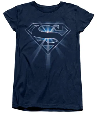 Obrázek produktu pro Tričko Superman pro dámy, model TV41032 (velikost XL), barva: tmavě modrá