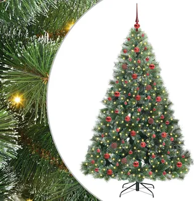 Immagine prodotto di vidaXL Albero di Natale artificiale con 300 LED verde 180 cm PE e PVC
