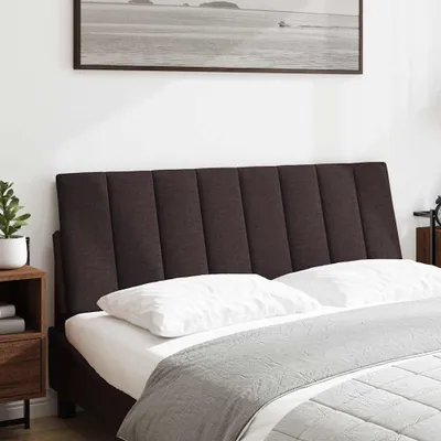 Obrázok produktu pre vidaXL Vankúš na čelo postele "Hanko" tmavohnedý 140 cm látka
