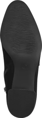 Produktbild von MARCO TOZZI Damen Stiefelette samtig weich Blockabsatz 2-25364-43, Größe:39 EU, Farbe:Schwarz